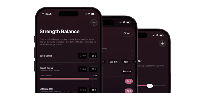 Strength Balance App