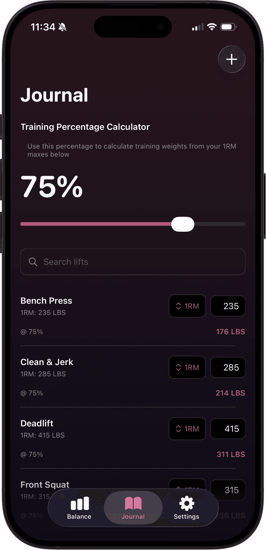 Strength Balance Description